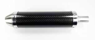 Racing Schalldämpfer Carbon Ø22 mm Siebrohr