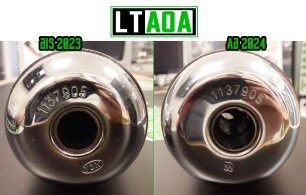 LT AOA2 Spezial Auspuff Enduro mit Krümmermutter - bis max. 60 ccm - Version 2024**